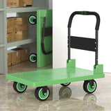 Push Cart, Folding Mobile Platform Trolley,Thickened and Reinforced, 360° Swivel Wheels, 35.4 “L x 23.6 ”W, 1323 lb