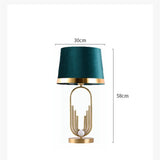 58GXCAAMOT Desk Lamp Living Room Bedroom Postmodern American Desk Lamp