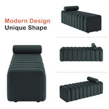 MCombo Waiting Room Benches, Guest Reception Lobby Chairs for Salon