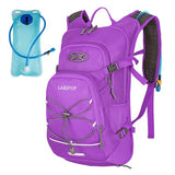LARIPOP 18L Hydration Backpack with 2L BPA-Free Leak-Proof Water Bladder, Lightweight Breathable Reflective Daypack for Hiking Cycling MTB Trail Running Camping Men Women