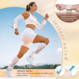 BECOJADDE Wrist Weights Ankle Weights for Women 1 Pair (2.2 lb Each) Silicone Magnetic Leg Arm Weighted Bracelet for Home Yoga Pilates, Beige Taupe