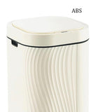 BXFIRS Intelligent Garbage Bin ABS Living Room Bedroom Kitchen Automatic Sensing Storage Trash Cans(Gray,23 * 23 * 32.5CM)