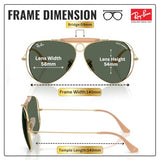 Ray-Ban x Dolce Gabbana Edition RB3138M SHOOTER Aviator Sunglass with Kit