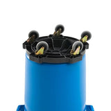 PRO&Family 15 Pack 20 Gallon Blue Round Commercial Trash Can with Lid