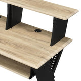 47" Computer Desk With Top Storage, Studio Desk For Music Production