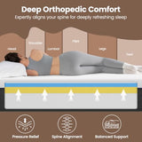 King Size Mattress Extra Firm - 14 Inch Gel Memory Foam Mattress King