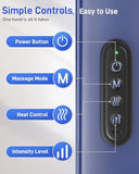 Musugy Neck and Shoulder Massager with Heat : Cordless Shiatsu Neck Massager for Pain Relief Deep Tissue - 3 Modes, 2 Intensity & 2 Heat, Daily Comfort for Desk Workers, At-Home Use, Women, Men