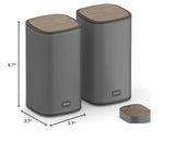 Computer Speakers with Wireless Touch Control Pod for PC Laptop/Desktop Wireless Stereo Gaming Speakers