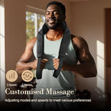 CuPiLo Cordless Neck Massager for Pain Relief Deep Tissue, FSA Eligible HSA 4D Deep Kneading, Shiatsu Shoulder Massager with Heat for Neck, Back, Waist, Gifts for Women Men Mom Dad