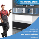 Metal Storage Cabinet System with Lock and Keys,Storage Cabinet System with 3 Wall Cabinet,