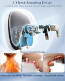 JZBRAIN Neck Massager Pillow with Heat : Cordless Neck Massager for Pain Relief Deep Tissue - Rechargeable Massage Pillow 3 Intensity & Heating Daily Comfort for Desk Workers Women Men at Home Use
