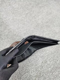 Business Men's Wallets Crocodile Genuine Leather Short Wallet Luxury Card Holder Purse(D)