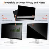 24 Inch Computer Privacy Screen for 16:9 Aspect Ratio Widescreen Monitor