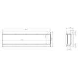 Modern Flames 42-in Redstone Built-In Electric Fireplace