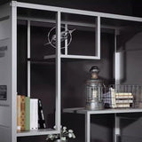 BGGJJ Book Shelf Creative Industrial Style Floor-Standing Storage Rack Office Bookshelf