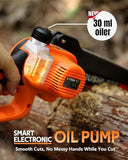 VOTREK® 8-INCH Mini Chainsaw Cordless, [3.0AH] Battery Powered Electric Chain Saw, Handheld Small Hand Saw for Wood Cutting Tree Trimming Branch Cutter