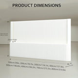 ZLGONRL Paper Room Divider Freestanding Paper Partition Wall Foldable Papers Room Dividers with Shelves Wall Privacy Screens for Office Home