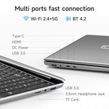15.6 Inch Laptop with Office 365, 4GB RAM, 128GB Storage Expandable 1TB, 5205U Processor, HD Display