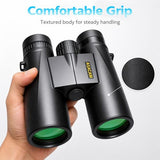 Asacam 12x42 Binoculars for Adults, High Powered Binoculars with Large Eyepiece, Lightweight HD BAK4 Prism for Bird Watching, Travel, Hunting, Camping, Sports