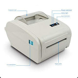 GRSJKRI Multifunction Desktop 110mm Thermal Paper Printer Barcode Label BT Communication Interface Maker