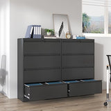 Wide Steel Storage Cabinet Commercial Drawer for Legal/Letter/A4 Size Files Assembly Required