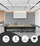 Anzhap 10FT Conference Table for 10 People, Executive Office Table