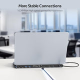 Acer Docking Station 3 Monitors, 11-in-1 Laptop Docking Station Stand with DP 8K + Dual HDMI 4K@60Hz, Ethernet, 10Gbps Data