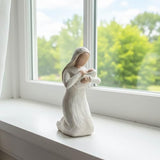 PlentifulHome Virgin Mary Holding Baby Jesus Statue, 5.91 Inch