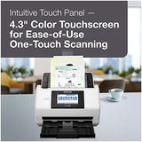Wireless Network Color Document Scanner for PC and Mac with Duplex Scanning,Computer-Free Function