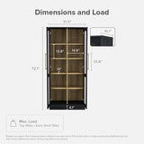 Mopio Blake 4 Piece Entertainment Center with Storage