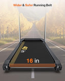 Cardirun Foldable Treadmill with Incline, 350 LBS Capacity, 3.0HP Quiet Running Treadmills for Home, Incline Treadmill with Pulse Sensor and Bluetooth Speaker