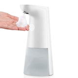 LAOPAO Automatic Hands Free Foaming Soap Dispenser, 240ml Countertop Touchless Soap Pump for Bathroom Kitchen Xmas Gift