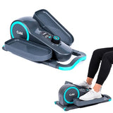 Cubii GO Under Desk Elliptical Bike, Portable Low Impact Leg Exerciser for Home and Office | Compact Exercise Machine with 10 Resistance Levels, LCD Display & App Tracking