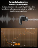 NC20 Pro Active Noise Cancelling Wireless Earbuds with Smart Touch Screen, LDAC Hi-Res Audio