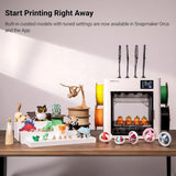 Snapmaker U1 3D Printer Multi Color,4 Toolhead with 5 Seconds Tool Change