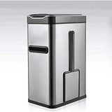 KLFBZAZ Household Smart Induction Trash Can with Lid 7L Bathroom