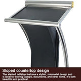 YilfeCdek Modern Minimalist Podium Stand, Small Presentation Lectern