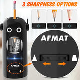 Electric Pencil Sharpener for Colored Pencils 7-11.5mm, Fully Automatic Robot Pencil Sharpener, Auto in & Out