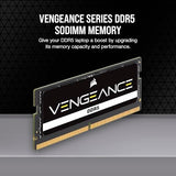 CORSAIR Vengeance SODIMM DDR5 RAM 16GB (1x16GB) 5600MHz CL48 Intel XMP iCUE Compatible Computer Memory