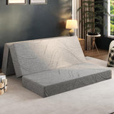 8 Inch Foldable Mattress King, Extra Thick Memory Foam Trifold Topper