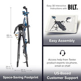 Teeter FitSpine X1 Inversion Table, Decompression Surface for Full-Body Stretch, Ergo Embrace Ankle Supports, Integrated Accessories, UL Safety Certified, Heavy-Duty 300 lb Capacity
