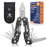 14-In-1 Multitool with Safety Locking, Professional Stainless Steel Multitool Pliers Pocket Knife, Bottle Opener, Screwdriver with Nylon Sheath ，Apply to Survival,Camping, Hunting and Hiking 2 Pcs