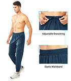 NORTHYARD Men's Athletic Running Pants Lightweight Quick-Dry Joggers Gym Seablue S