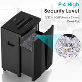 18-Sheet Shredders for Home Office Heavy Duty P-4 Security Level