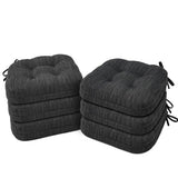 Shinnwa Kitchen Chair Cushions Set of 6, Dual-Layer Memory Foam Dining Chair