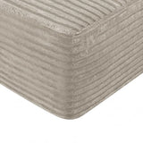 134" U-Shaped Compressed Foam Sofa, Vacuum Packed Boneless Cloud Couch