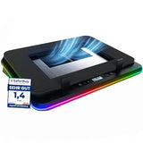 Turbofrost - Gaming Laptop Cooling Pad - 4 Powerful Turbo Fans - 4 x 4000 RPM, Laptop Cooler 2 Power Modes