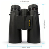 Asacam 12x42 Binoculars for Adults, High Powered Binoculars with Large Eyepiece, Lightweight HD BAK4 Prism for Bird Watching, Travel, Hunting, Camping, Sports