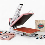 16x24 Heat Press Machine for T Shirts, Semi-Automatic Auto Open Heat Transfer Machine