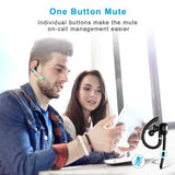 Bluetooth Headset, Wireless Bluetooth Earpiece with 500mAh Charging Case